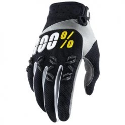 100% - 2017 Youth Airmatic Gloves Colour OR -KIDS MOTORBIKE GEAR shop 100 airmatic black 1000x