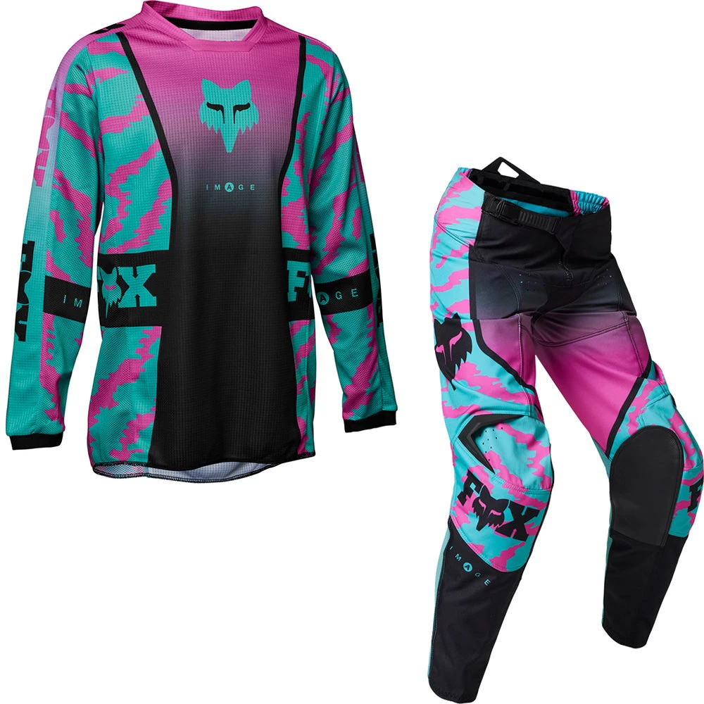 Fox - 2023 Youth 180 Nuklr Teal Mx Combo 1 Fox - 2023 Youth 180 Nuklr Teal Mx Combo