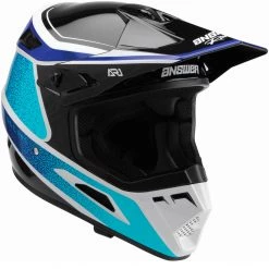 Answer - 2022 Youth AR-1 Vivid MX Helmet Colour BLUBLK