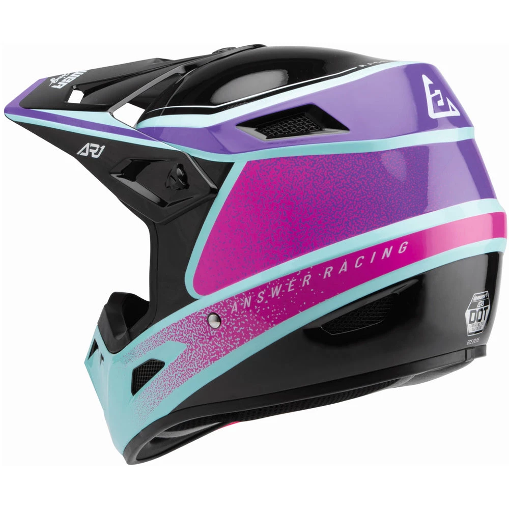 Answer - 2022 Youth AR-1 Vivid MX Helmet Colour PPL 2 Answer - 2022 Youth AR-1 Vivid MX Helmet Colour PPL - Image 2
