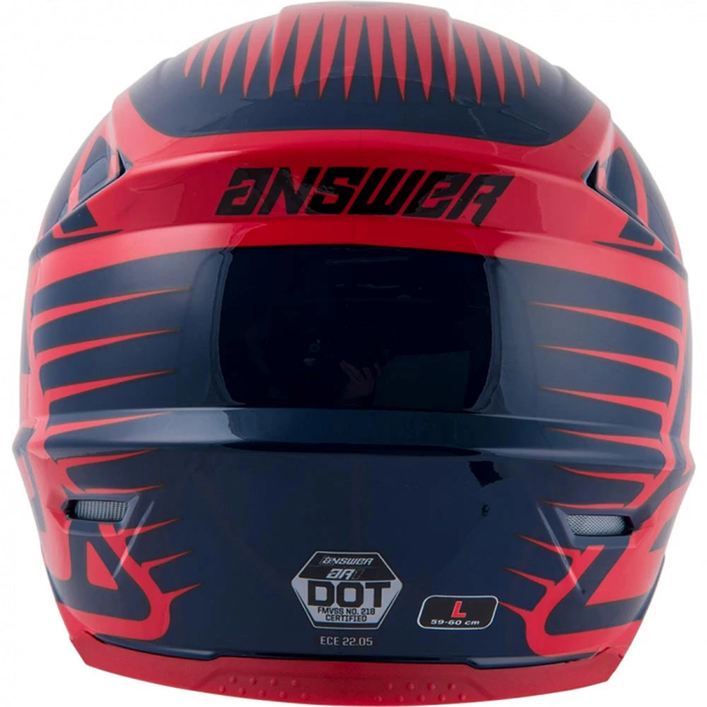 Answer - 2019 Youth AR-1 MX Helmet Colour BLURD 5 Answer - 2019 Youth AR-1 MX Helmet Colour BLURD - Image 5
