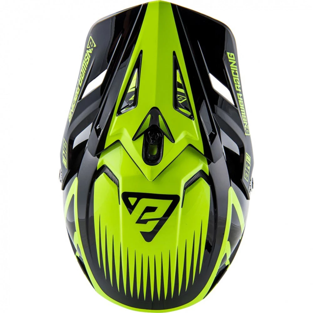 Answer - 2019 Youth AR-1 MX Helmet Colour BLKYW 2 Answer - 2019 Youth AR-1 MX Helmet Colour BLKYW - Image 2