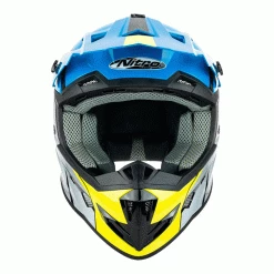 Nitro - MX700 Youth Recoil Helmet Colour BLUGY -KIDS MOTORBIKE GEAR shop 700BLUYW1 1000x