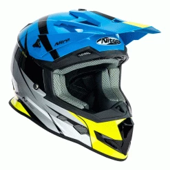 Nitro - MX700 Youth Recoil Helmet Colour BLUGY