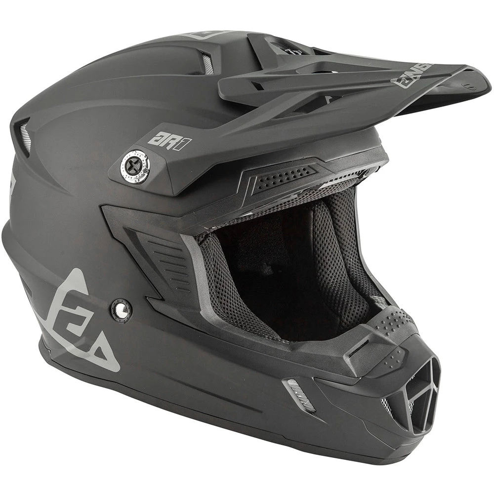 Answer - 2020 Youth AR-1 Matte MX Helmet Colour BLK 2 Answer - 2020 Youth AR-1 Matte MX Helmet Colour BLK - Image 2