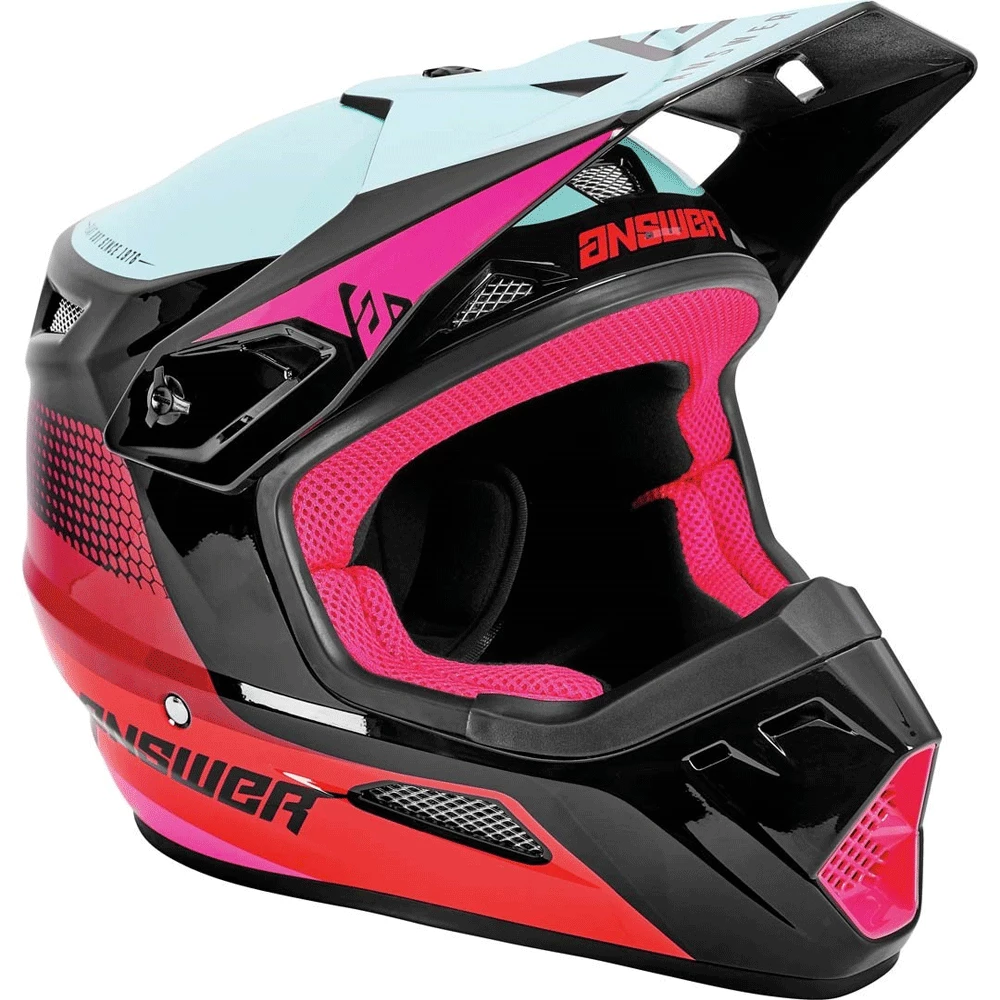 Answer - 2021 Youth AR-1 Swish MX Helmet Colour PKBLK 4 Answer - 2021 Youth AR-1 Swish MX Helmet Colour PKBLK - Image 4