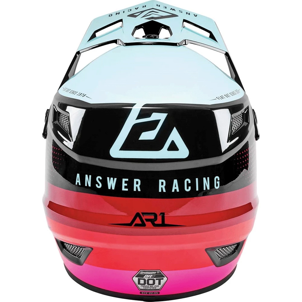Answer - 2021 Youth AR-1 Swish MX Helmet Colour PKBLK 3 Answer - 2021 Youth AR-1 Swish MX Helmet Colour PKBLK - Image 3