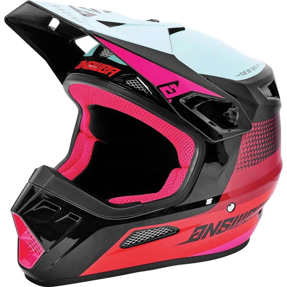 Answer - 2021 Youth AR-1 Swish MX Helmet Colour PKBLK 1 Answer - 2021 Youth AR-1 Swish MX Helmet Colour PKBLK