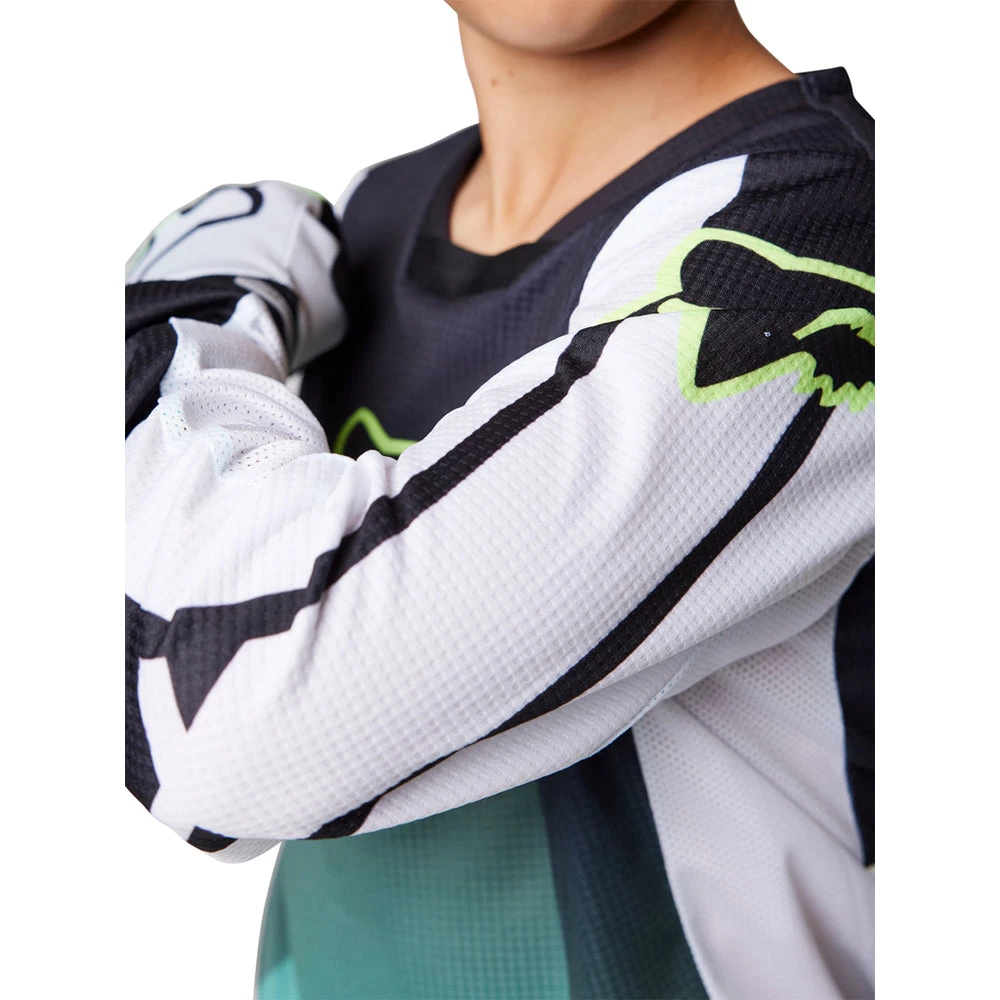 Fox - 2023 Youth 180 Leed Teal Jersey Colour TEAL 4 Fox - 2023 Youth 180 Leed Teal Jersey Colour TEAL - Image 4