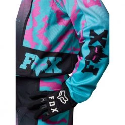 Fox - 2023 Youth 180 Nuklr Teal Jersey Colour TEAL -KIDS MOTORBIKE GEAR shop FO29715176 5 1000x