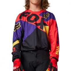 Fox - 2023 Youth 180 Xpozr Black/Purple/Orange Jersey Colour BLKPPLOR -KIDS MOTORBIKE GEAR shop FO30262922 2 1000x