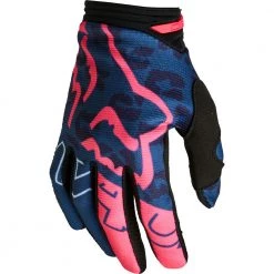 KIDS MOTORBIKE GEAR shop 21 Fox - 2022 Girls Youth 180 Skew Gloves Colour INDIGO