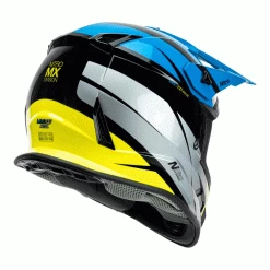 Nitro - MX700 Youth Recoil Helmet Colour BLUGY -KIDS MOTORBIKE GEAR shop MX700BLUYW3 1000x