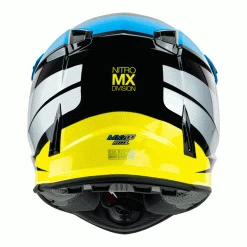 Nitro - MX700 Youth Recoil Helmet Colour BLUGY -KIDS MOTORBIKE GEAR shop MX700BLUYW5 1000x