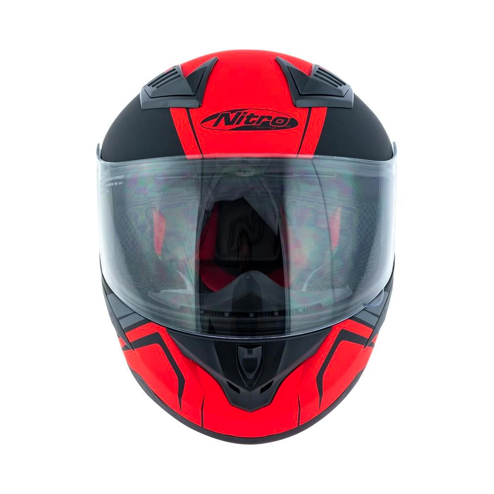 Nitro - N2300 Youth Rogue Helmet Colour BLKRD 2 Nitro - N2300 Youth Rogue Helmet Colour BLKRD - Image 2