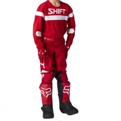 Shift - 2021 Youth Whit3 Label Trac Haut Combo -KIDS MOTORBIKE GEAR shop ShiftREDCombo2 1000x