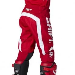 Shift - 2021 Youth Whit3 Label Trac Pants Colour RD -KIDS MOTORBIKE GEAR shop TracPantsRD2 1000x