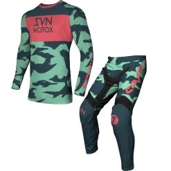 KIDS MOTORBIKE GEAR shop 16 Seven - 2021 Youth Vox Pursuit Camo MX Combo