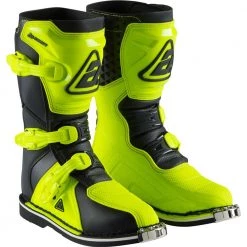 Answer - Youth AR-1 Yellow MX Boots Colour BLKYW