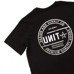 Unit - Youth Crusted Tee Colour BLK -KIDS MOTORBIKE GEAR shop YTHCRUSTED3 1000x