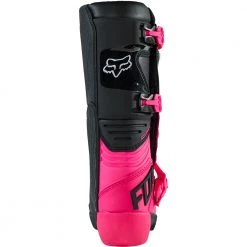 Fox - 2023 Youth Black/Pink Comp Boot Colour BLKPK -KIDS MOTORBIKE GEAR shop YTHCompPK3 1000x
