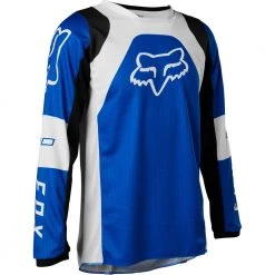 Fox - 2022 Youth 180 Lux MX Combo -KIDS MOTORBIKE GEAR shop Youth180LuxJerseyBlue 1 3bcaf2e1 fdfe 4736 b53e f50b1dac529e 1000x