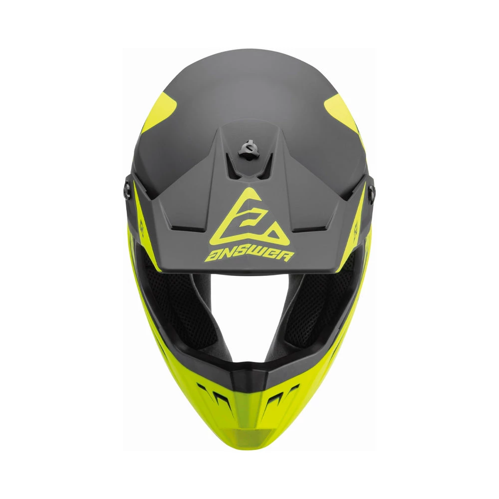 Answer - 2022 Youth AR-1 Bold MX Helmet Colour BLKYW 5 Answer - 2022 Youth AR-1 Bold MX Helmet Colour BLKYW - Image 5