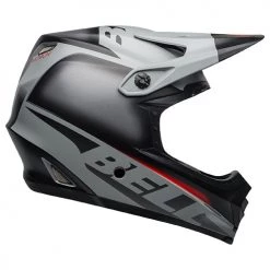 Bell - Moto-9 Youth Mips Glory Matte Helmet Colour BLKGY -KIDS MOTORBIKE GEAR shop bell moto 9 youth mips dirt helmet glory matte black gray crimson right 1000x