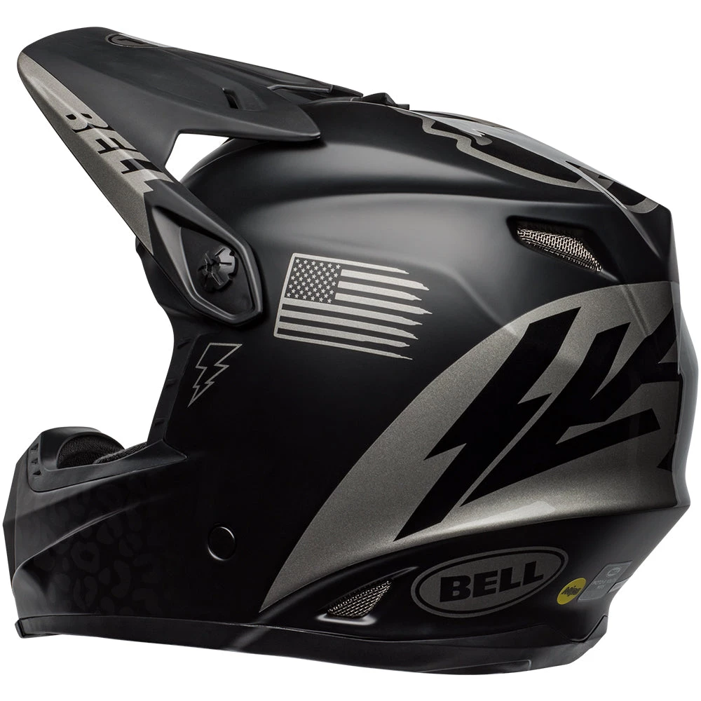 Bell - Moto-9 Youth Mips Slayco Helmet Colour BLKGY 7 Bell - Moto-9 Youth Mips Slayco Helmet Colour BLKGY - Image 7