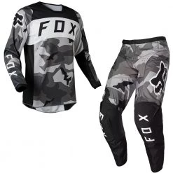 Fox - 2022 180 Youth BNKR Black/Camo MX Combo