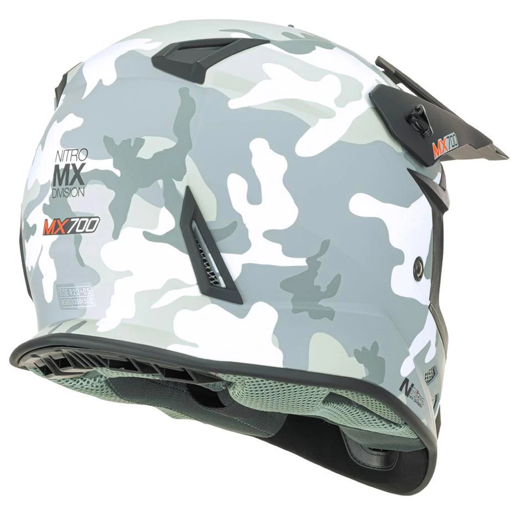 Nitro - MX700 Youth Camo Helmet Colour CAMO 4 Nitro - MX700 Youth Camo Helmet Colour CAMO - Image 4