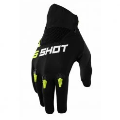Shot - 2022 Youth Devo Versus Black/Yellow Gloves Colour BLKYW