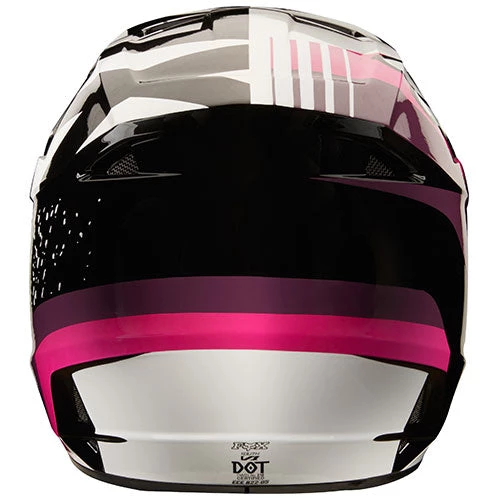 Fox - 2018 V1 Youth Halyn Helmet Colour BLKPK 3 Fox - 2018 V1 Youth Halyn Helmet Colour BLKPK - Image 3