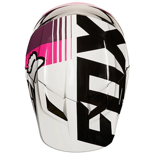 Fox - 2018 V1 Youth Halyn Helmet Colour BLKPK 2 Fox - 2018 V1 Youth Halyn Helmet Colour BLKPK - Image 2