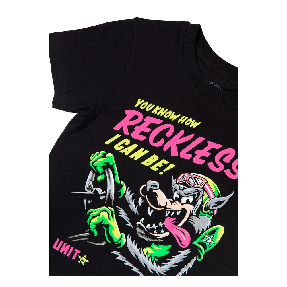 Unit - Kids Reckless Tee Colour BLK 3 Unit - Kids Reckless Tee Colour BLK - Image 3