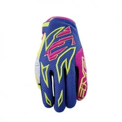 Five - Youth MXF 3 Flash MX Gloves Colour PKBLU