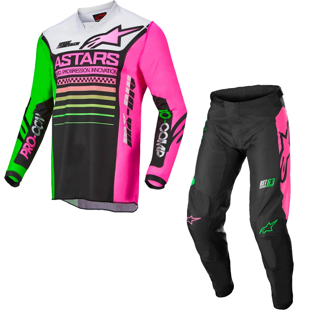 Alpinestars - 2022 Youth Racer Compass MX Combo 1 Alpinestars - 2022 Youth Racer Compass MX Combo