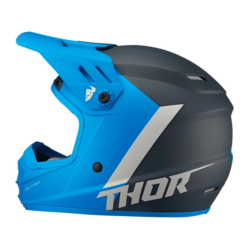 Thor - 2022 Youth Sector Helmet Colour BLU 4 Thor - 2022 Youth Sector Helmet Colour BLU - Image 4