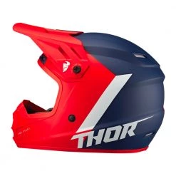 Thor - 2022 Youth Sector Chev Helmet Colour RDBLU -KIDS MOTORBIKE GEAR shop sectoryouthrd3 1000x