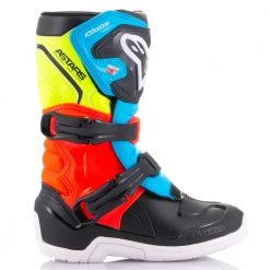 Alpinestars - Tech 3s Kids Black/Fluro/Red Boots Colour MULTI -KIDS MOTORBIKE GEAR shop tech33 1000x