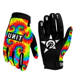 Unit - 2023 Youth Flare Tie Dye Gloves Colour MULTI