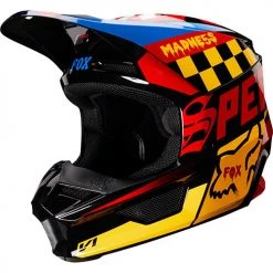Fox - 2019 V1 Youth Czar Helmet Colour BLKYW