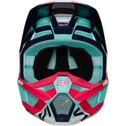 Fox - 2021 V1 Youth Voke Helmet Colour AQUA -KIDS MOTORBIKE GEAR shop v1voke3 1000x