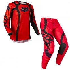 Fox - 2022 180 Youth VENZ Flo Red MX Combo