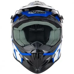 Nitro - MX700 Youth Helmet Colour BLKBLU -KIDS MOTORBIKE GEAR shop youthblkblu7001 1000x