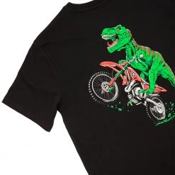 Unit - Youth Jurassic Tee Colour BLK -KIDS MOTORBIKE GEAR shop youthjurassic 1000x