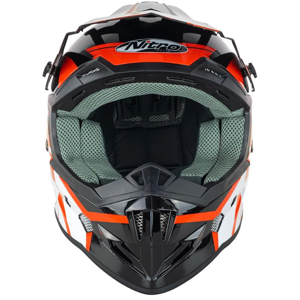 Nitro - MX700 Youth Helmet Colour BLKRD 2 Nitro - MX700 Youth Helmet Colour BLKRD - Image 2