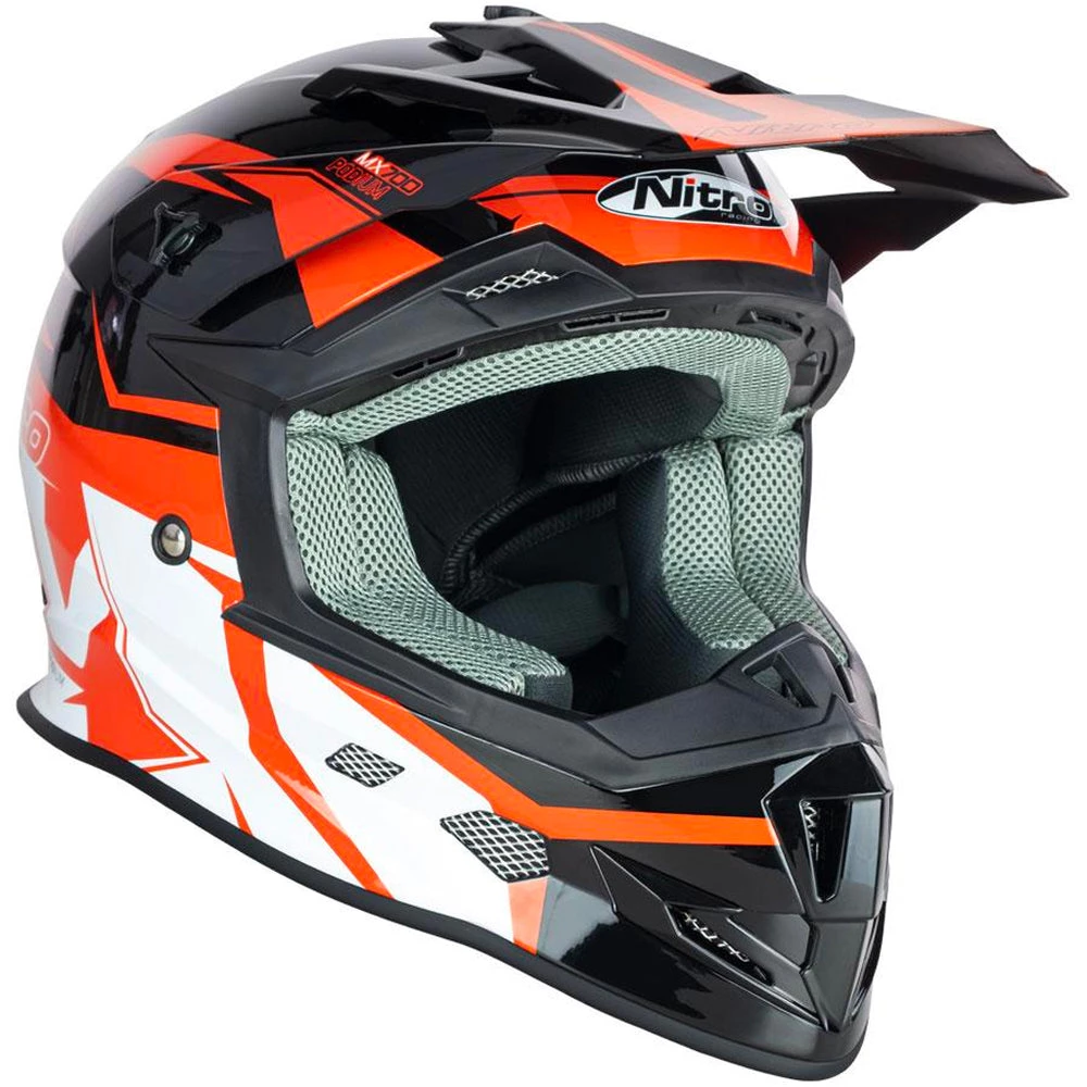 Nitro - MX700 Youth Helmet Colour BLKRD 1 Nitro - MX700 Youth Helmet Colour BLKRD