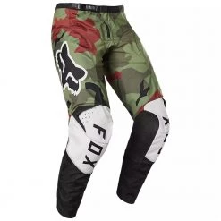 Fox - 2022 180 Youth BNKR Green/Camo Pants Colour CAMO