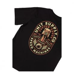 Unit - Youth Fastlane Tee Colour BLK -KIDS MOTORBIKE GEAR shop ythfastlane2 1000x